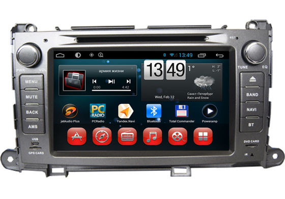 China Van de de Navigatieoker DVD Wifi 3G Bluetooth SWC van Toyota GPS de Camerainput van TV leverancier